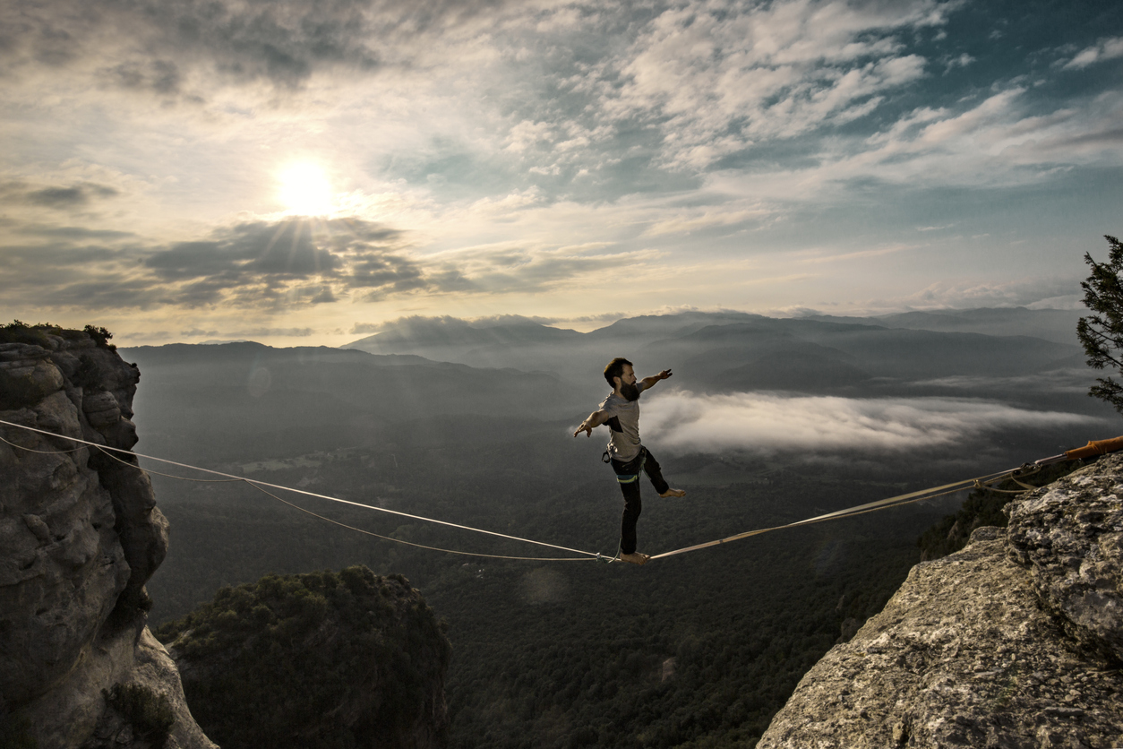 Highlining спорт