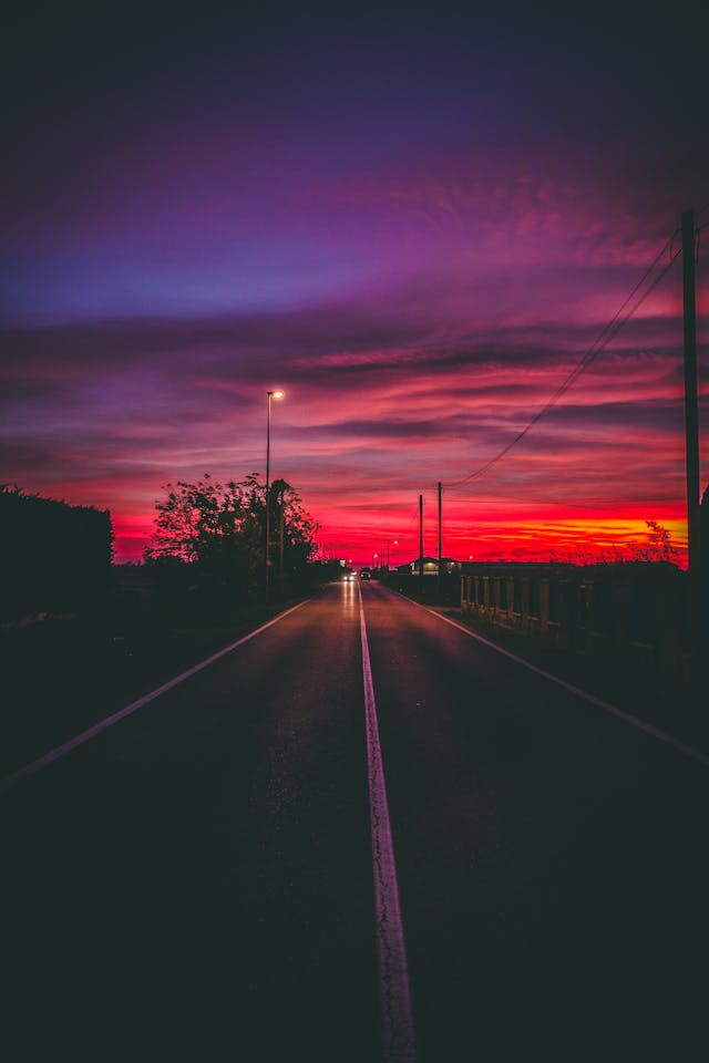 gece telefon ile fotoğraf 